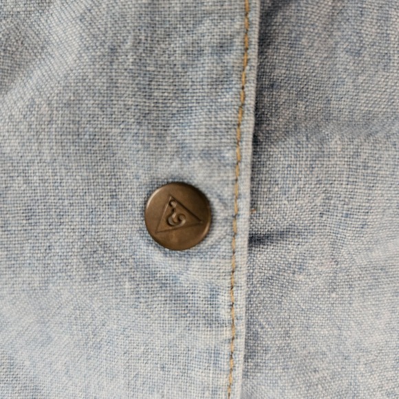 Vintage Baby Guess Georges Marciano Floral Puff Sleeve Shirt 4Y Made in USA - Picture 5 of 7